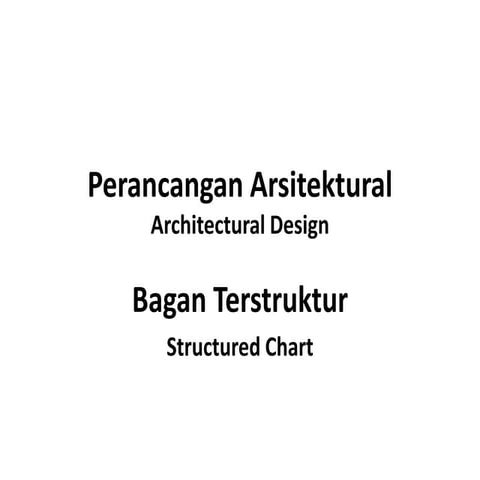 Rpl 9-perancangan arsitektural
