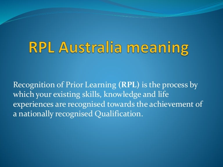 rpl-australia-meaning