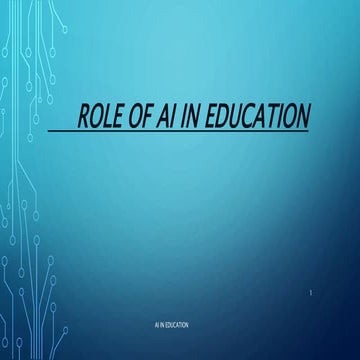 ROLE OF ARTIFICIAL INTELLIGENCE IN EDUCATION visual data 6