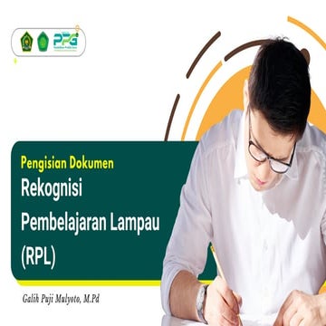 RPL KATEGORI 1 - PPG 2023.pdf untuk ppg | PDF