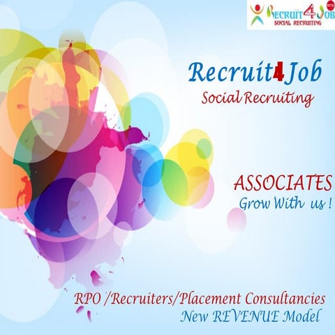 Rpo   recruiters - consultancies - new - revenue - model : Grow With US !!!