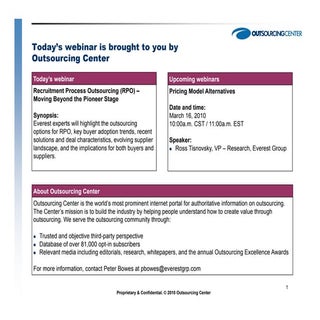 Recruitment Process Outsourcing (RP...