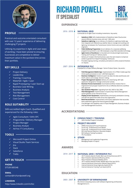 Richard Powell CV