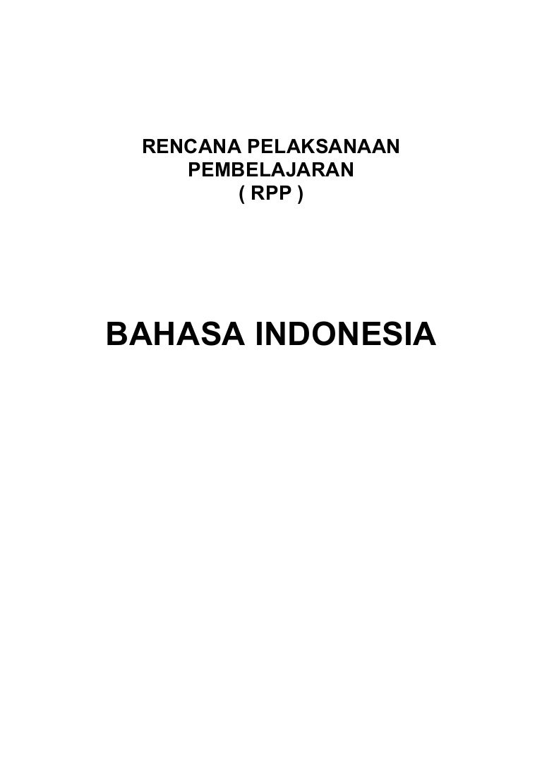 Rpp Bhs Indonesia Smk