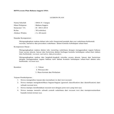 Rpp communicative language teaching | DOCX