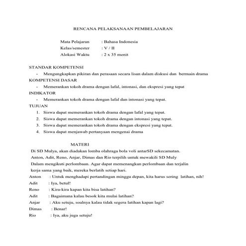 RPP dengan model Role Playing (bermain peran).docx