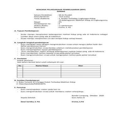 Sampul rpp | DOCX