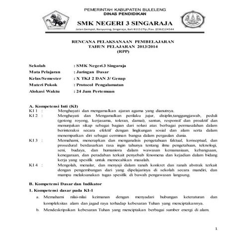 Rpp jaringan dasar 1 3