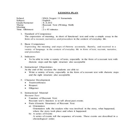 Lesson Plan Senior High School 2