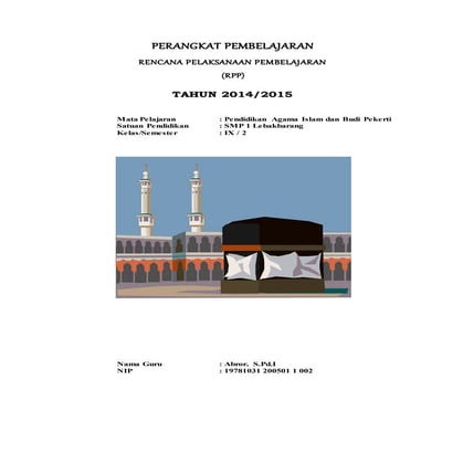 RPP Kelas IX Semester 2