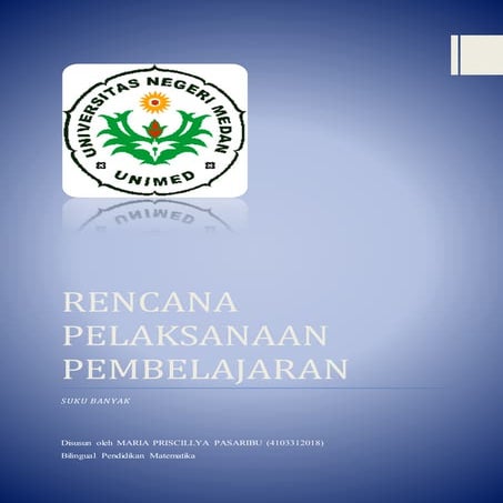 RPP Suku Banyak