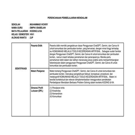 PPT KKA (Koding dan Kecerdasan Artifisia | PPTX