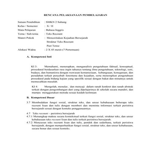 RPP RECOUNT TEXT KLS X