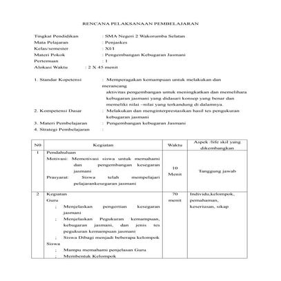 Rpp penjas xi,x,xii | RTF