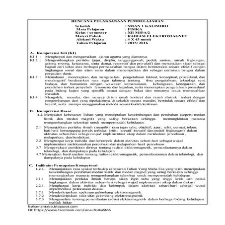 Rpp radiasi gelombang em