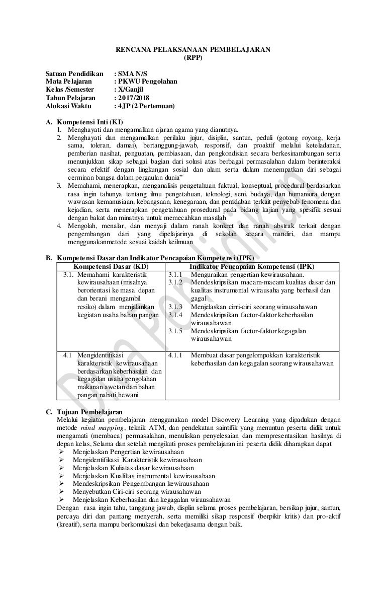 Soal Prakarya Kelas 10 Pengolahan Makanan Awetan Dari