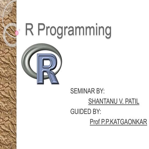 Introduction to R and R Studio