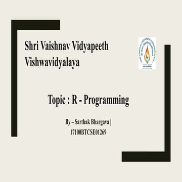 R programming Language | PPT