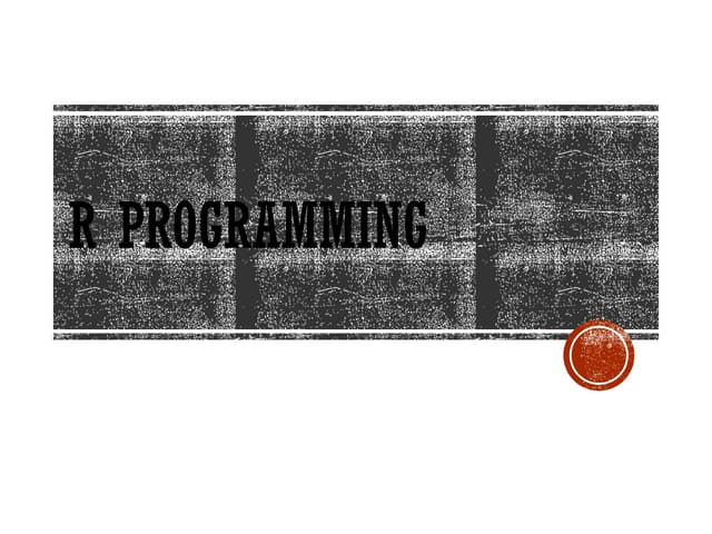 R Programming Basics, Installation of R.pptx