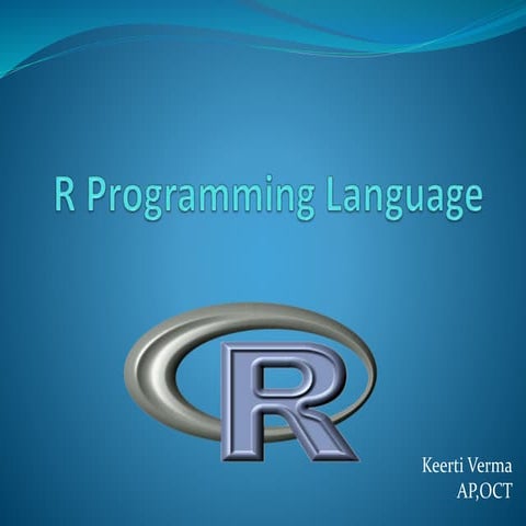 R programming language | PPT