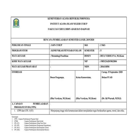 Template RPS berbasis Outcome Based Education.docx