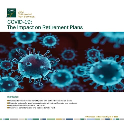 COVID-19: The Impact on Retirement Plans