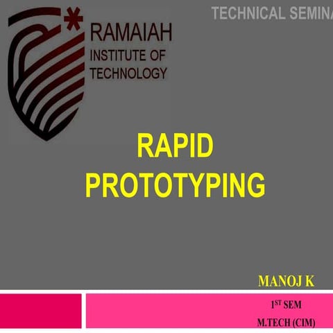 RAPID PROTOTYPING(RPT)