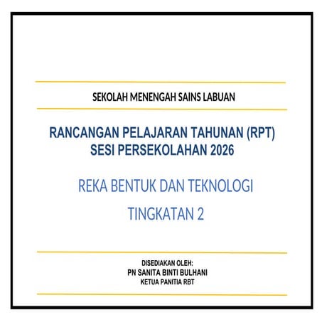 Rbt tingkatan 2 reka bentuk mekanikal 2.2.1 | PPTX