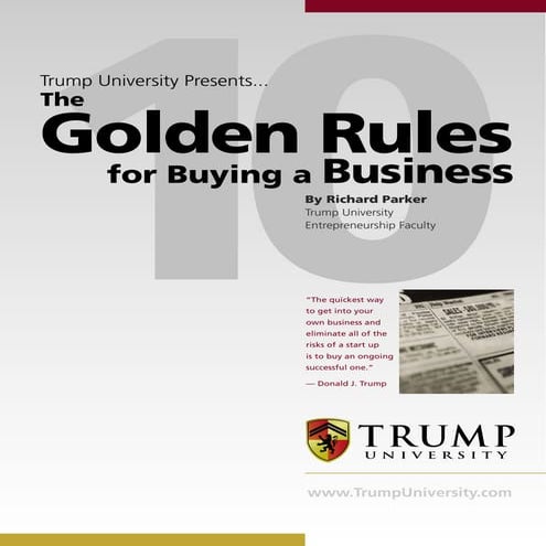 10 Golden Rules | PDF