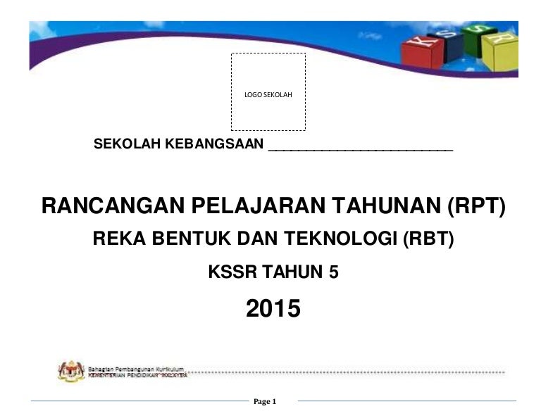 rpt rbt tahun 5  Sebastian Mackay