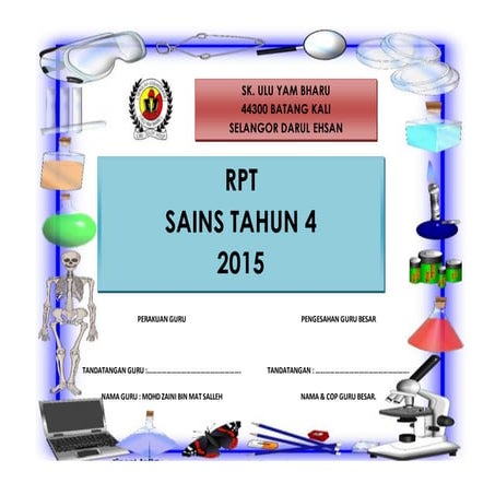 Rpt sains tahun 4 | DOCX