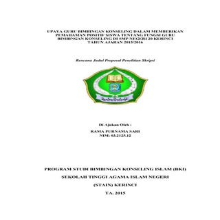 Upaya guru bimbingan dan konseling ...