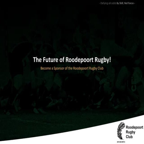 ROODEPOORT RUGBY CLUB SPONSORS DECK