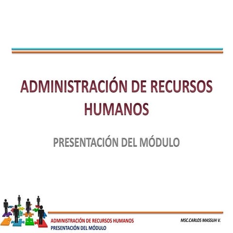 PRESENTACIÓN DEL MÓDULO RRHH | PDF