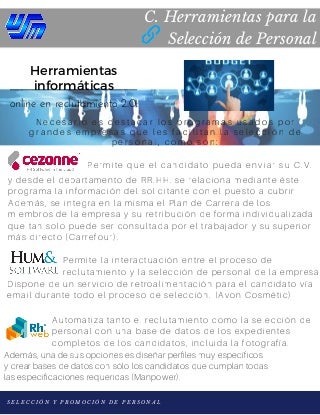 Selección y Promoción de Personal Parte II