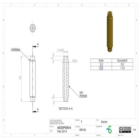 RRI Hotend PTFE Insert | PDF