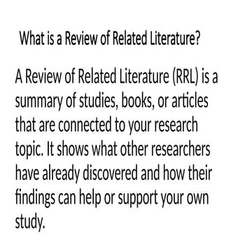 PR1 RRL (Making Links between studies).pptx