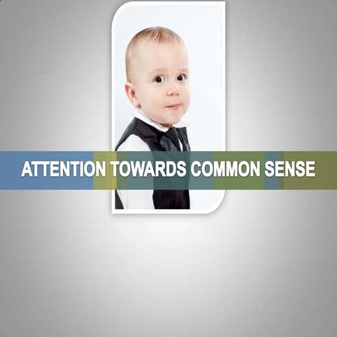 ATTENTION TOWARDS COMMON SENSE