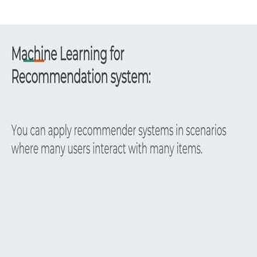 Recommendation system | PPT