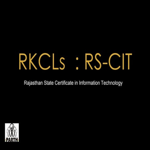 RS-CIT program | PPTX