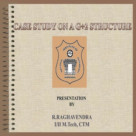 Case study of G+2 Structure located at railway quarters, warangal