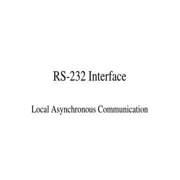 RS232 protocol for embedded systems and IOT PPT.pptx