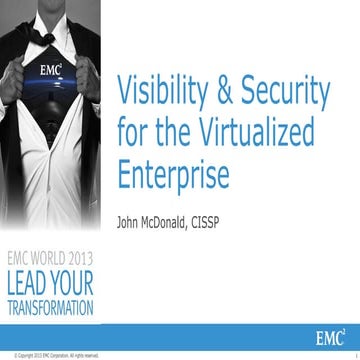 Visibility & Security for the Virtualized Enterprise