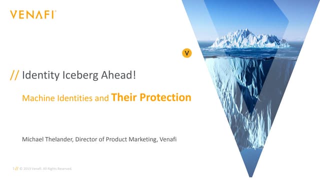 RSA 2019: Machine Identity Protection