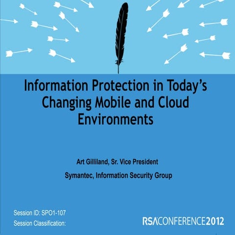 RSA 2012 Presentation: Information Protection