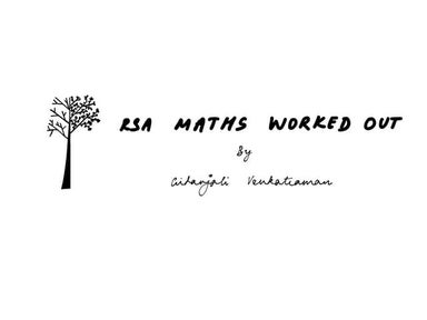 Rsa maths worked out