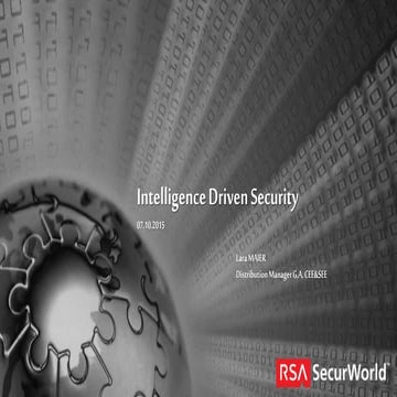Intelligence Driven Security