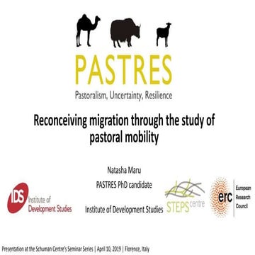Reconceiving migration through the study of pastoral mobility