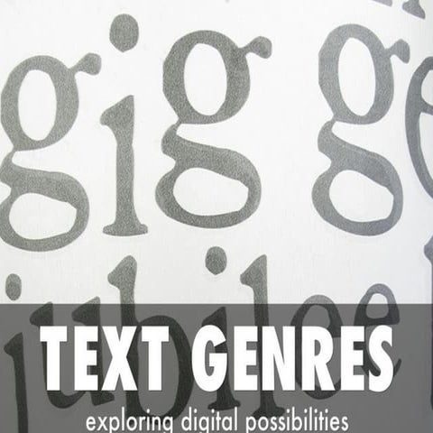 Rscon5 text genres and digital possibilities