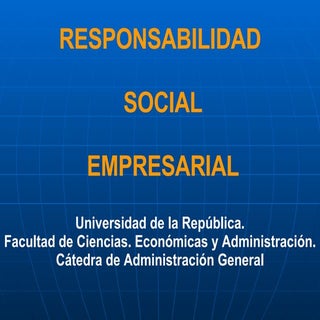 Responsabilidad Social Empresarial ...